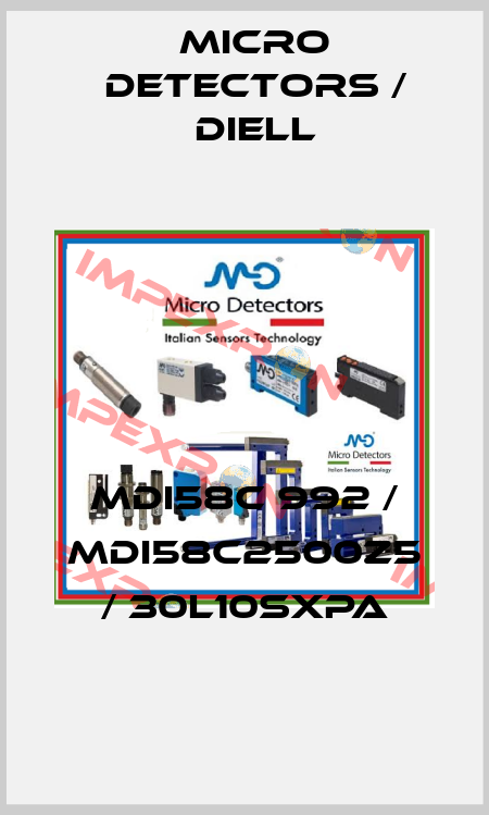 MDI58C 992 / MDI58C2500Z5 / 30L10SXPA
 Micro Detectors / Diell