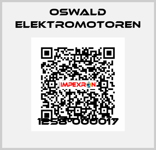 1258-000017 Oswald Elektromotoren
