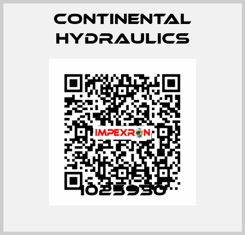 1025930 Continental Hydraulics