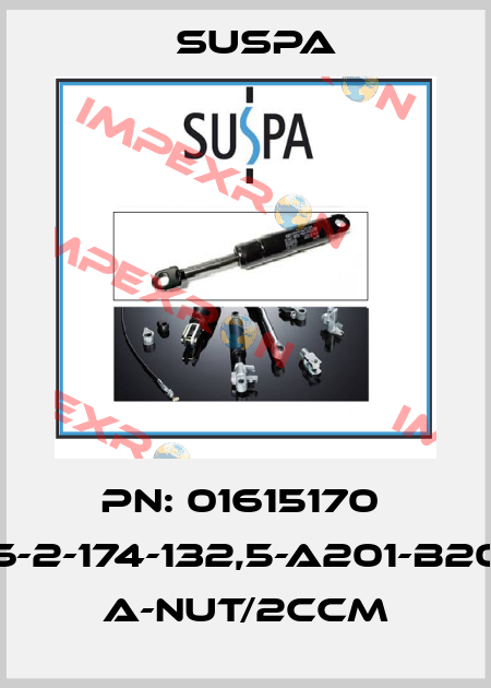 PN: 01615170  Type:16-2-174-132,5-A201-B201-250N A-Nut/2ccm Suspa