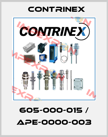 605-000-015 / APE-0000-003 Contrinex