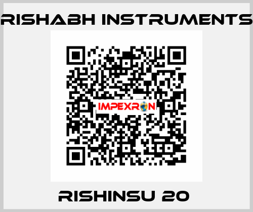 RISHInsu 20  Rishabh Instruments