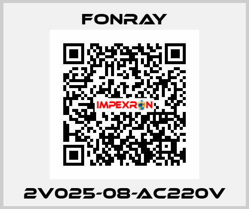 2V025-08-AC220V Fonray