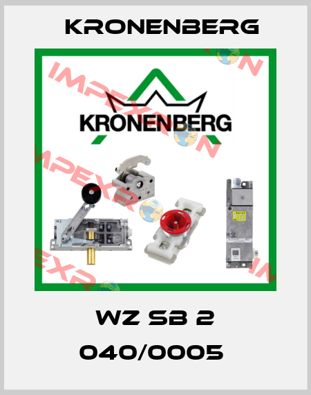 WZ SB 2 040/0005  Kronenberg