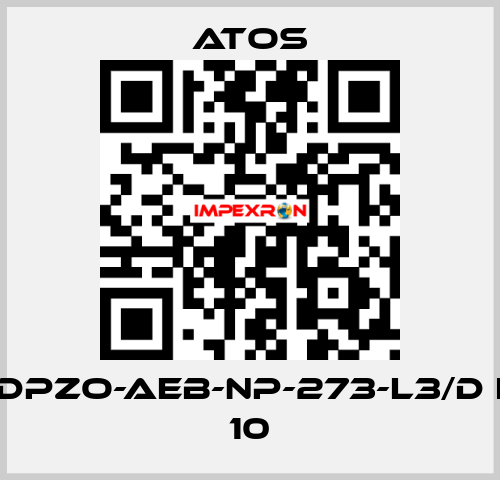 DPZO-AEB-NP-273-L3/D I 10 Atos