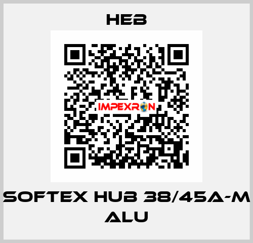 Softex hub 38/45A-M ALU HEB