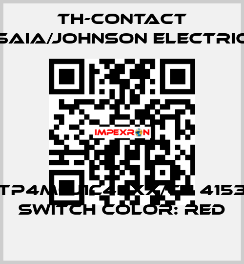 TP4MCJ1C4NXX/CH 4153 Switch color: Red TH-Contact (Saia/Johnson Electric)