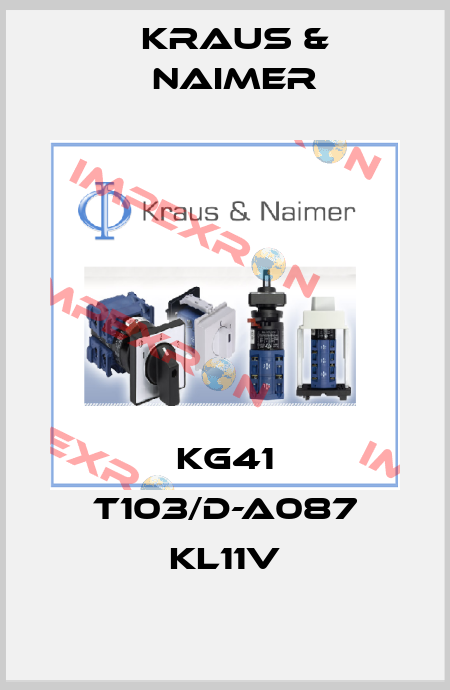 KG41 T103/D-A087 KL11V Kraus & Naimer