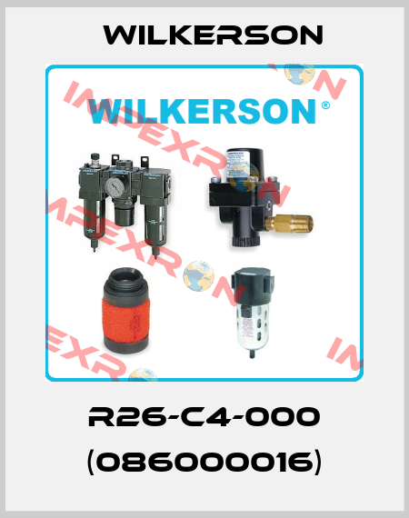 R26-C4-000 (086000016) Wilkerson