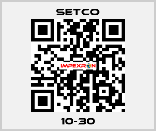 10-30 SETCO