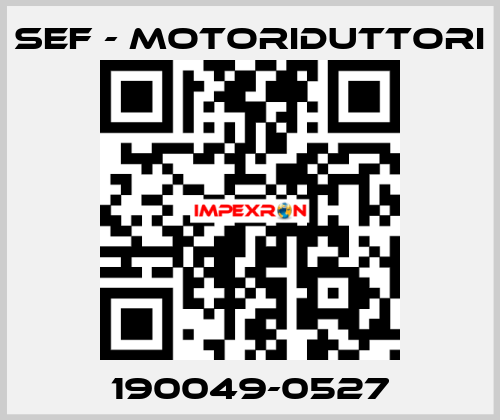 190049-0527 SEF - MOTORIDUTTORI