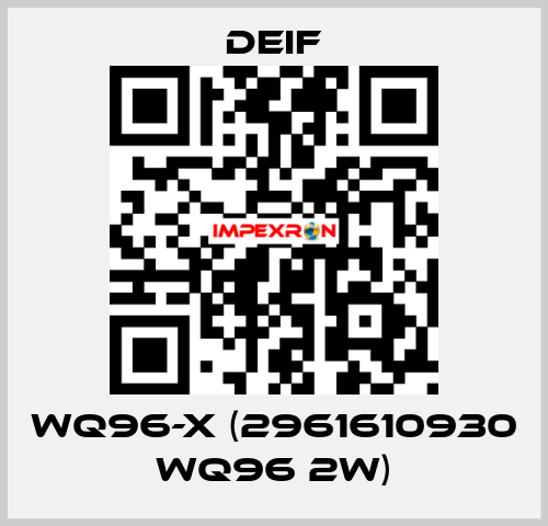 WQ96-x (2961610930 WQ96 2W) Deif