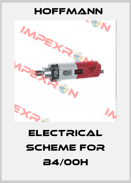 electrical scheme for B4/00H Hoffmann