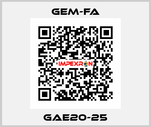 GAE20-25 Gem-Fa