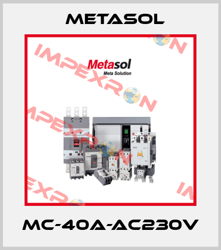 MC-40A-AC230V Metasol