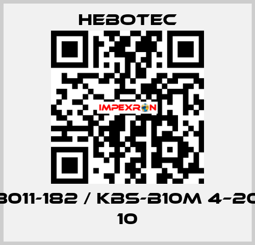 3011-182 / KBS-B10M 4–20 10 HEBOTEC