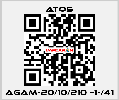 AGAM-20/10/210 –1-/41 Atos