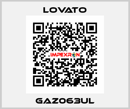 GAZ063UL Lovato