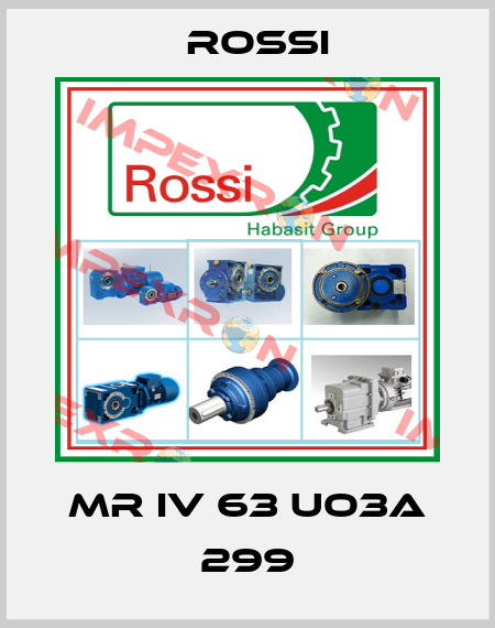 MR IV 63 UO3A 299 Rossi