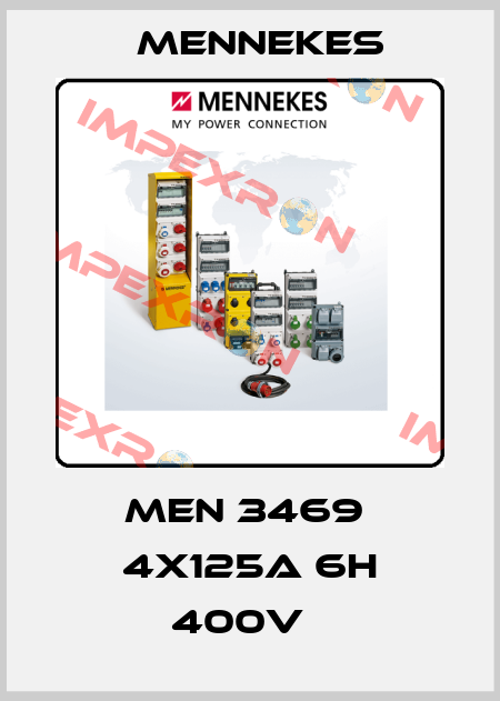 MEN 3469  4X125A 6h 400v   Mennekes