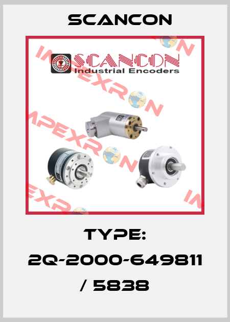 Type: 2Q-2000-649811 / 5838 Scancon