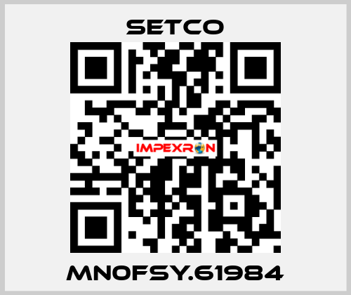 MN0FSY.61984 SETCO