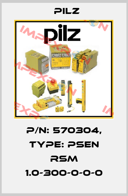 p/n: 570304, Type: PSEN rsm 1.0-300-0-0-0 Pilz
