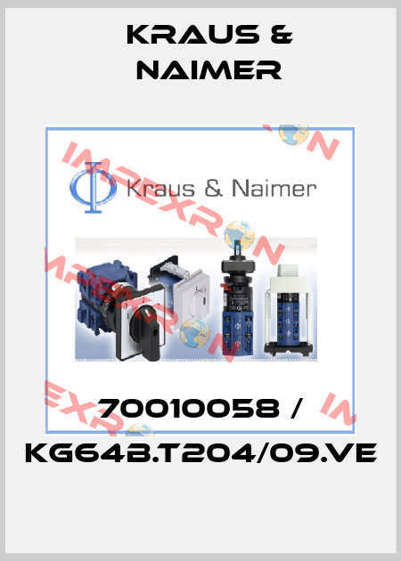 70010058 / KG64B.T204/09.VE Kraus & Naimer