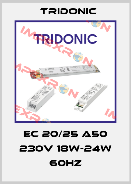 EC 20/25 A50 230V 18W-24W 60HZ Tridonic