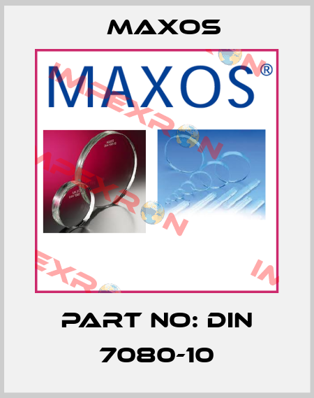 part no: dın 7080-10 Maxos