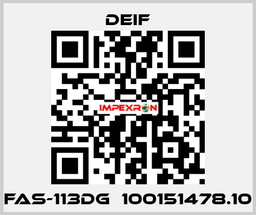 FAS-113DG  100151478.10 Deif