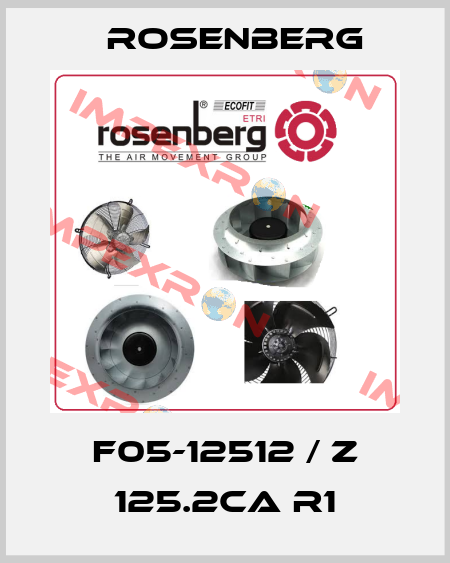 F05-12512 / Z 125.2CA R1 Rosenberg