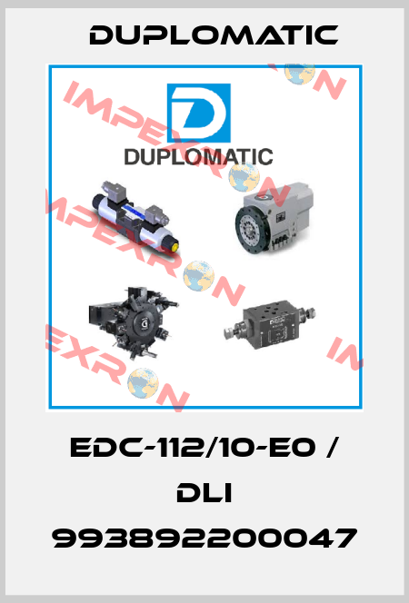EDC-112/10-E0 / DLI 993892200047 Duplomatic