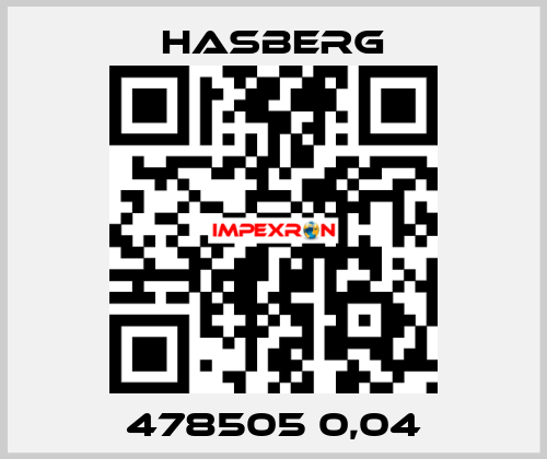 478505 0,04 Hasberg