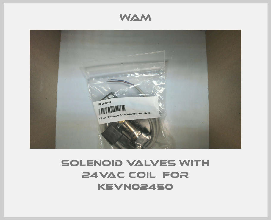 Solenoid Valves with 24VAC coil  for KEVN02450 Wam