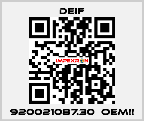 920021087.30  OEM!! Deif