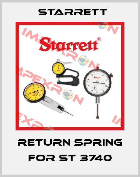 return spring for ST 3740 Starrett