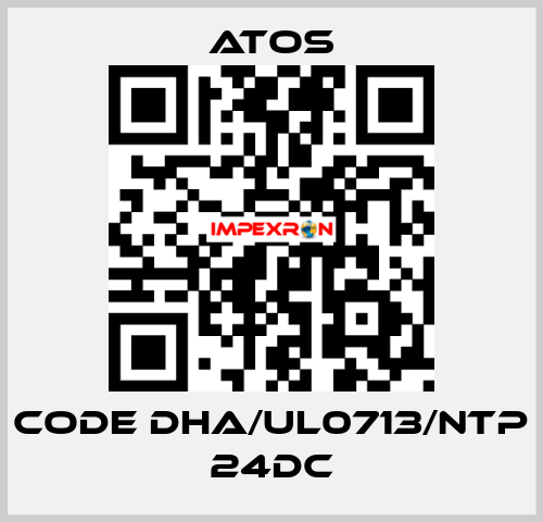 Code DHA/UL0713/NTP 24DC Atos