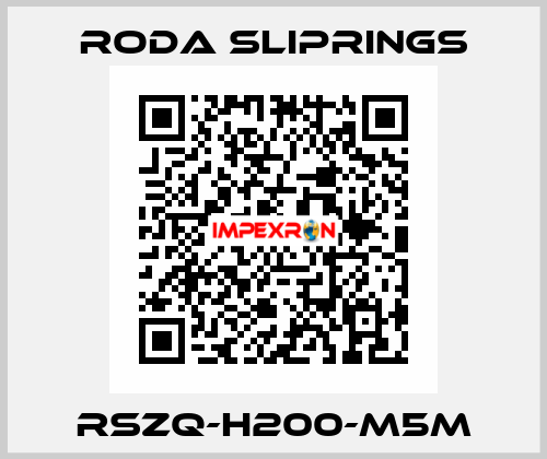 RSZQ-H200-M5M Roda Sliprings