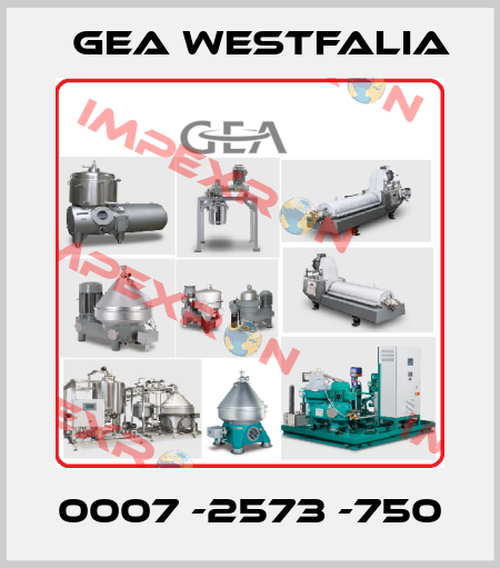 0007 -2573 -750 Gea Westfalia