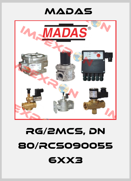 RG/2MCS, DN 80/RCS090055 6XX3 Madas
