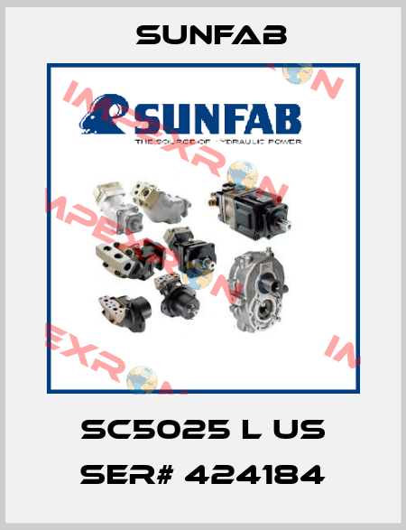 SC5025 L US SER# 424184 Sunfab