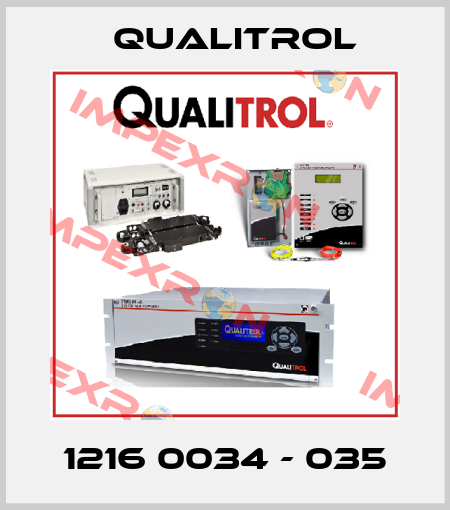 1216 0034 - 035 Qualitrol