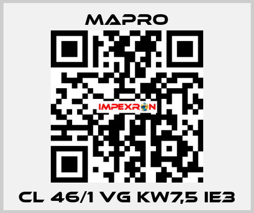 CL 46/1 VG kW7,5 IE3 Mapro