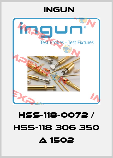 HSS-118-0072 / HSS-118 306 350 A 1502 Ingun
