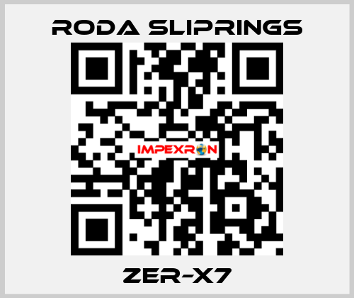 ZER–X7 Roda Sliprings