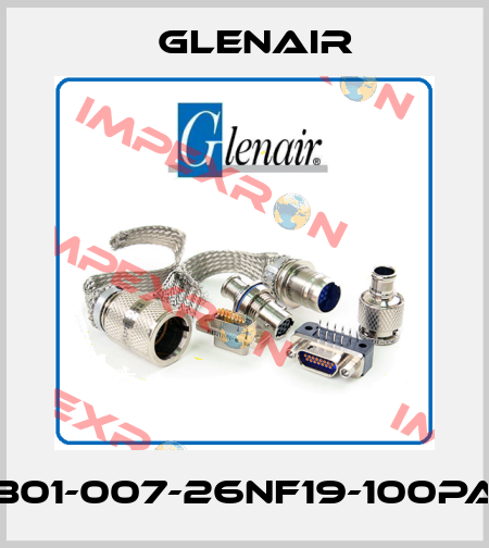 801-007-26NF19-100PA Glenair