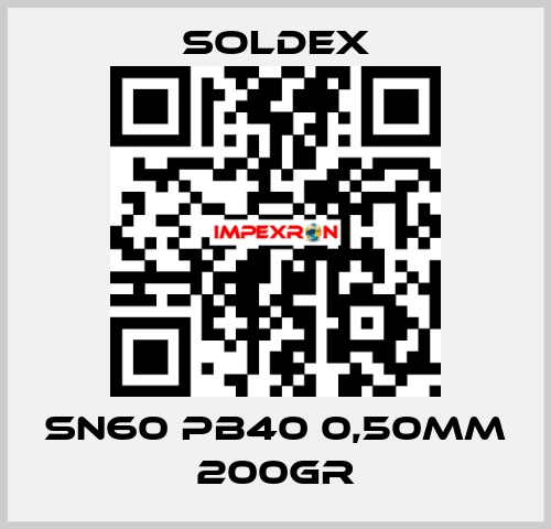 Sn60 Pb40 0,50mm 200Gr SOLDEX