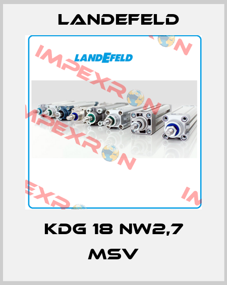 KDG 18 NW2,7 MSV Landefeld