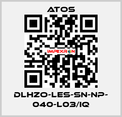 DLHZO-LES-SN-NP- 040-L03/IQ Atos